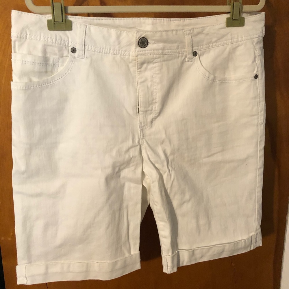 White Bermuda Shorts